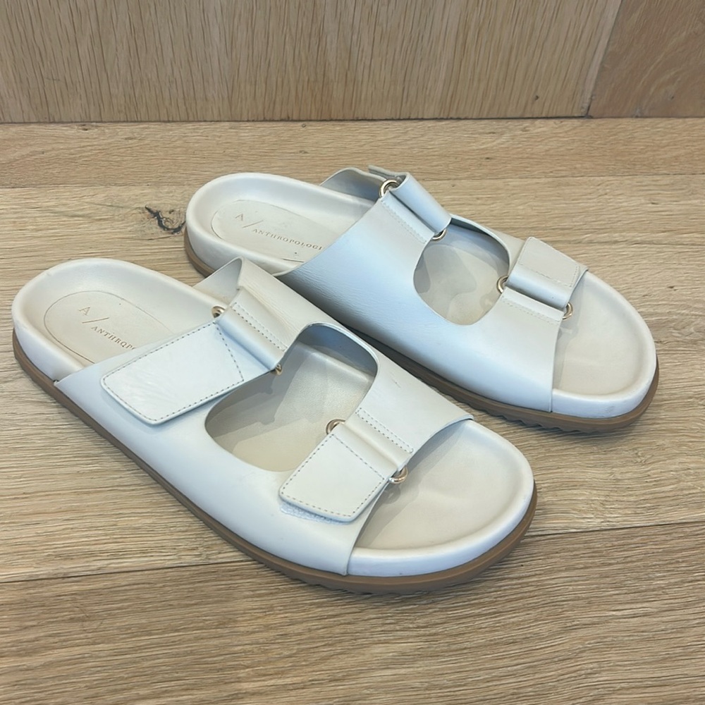 Anthropologie Velcro Sandals